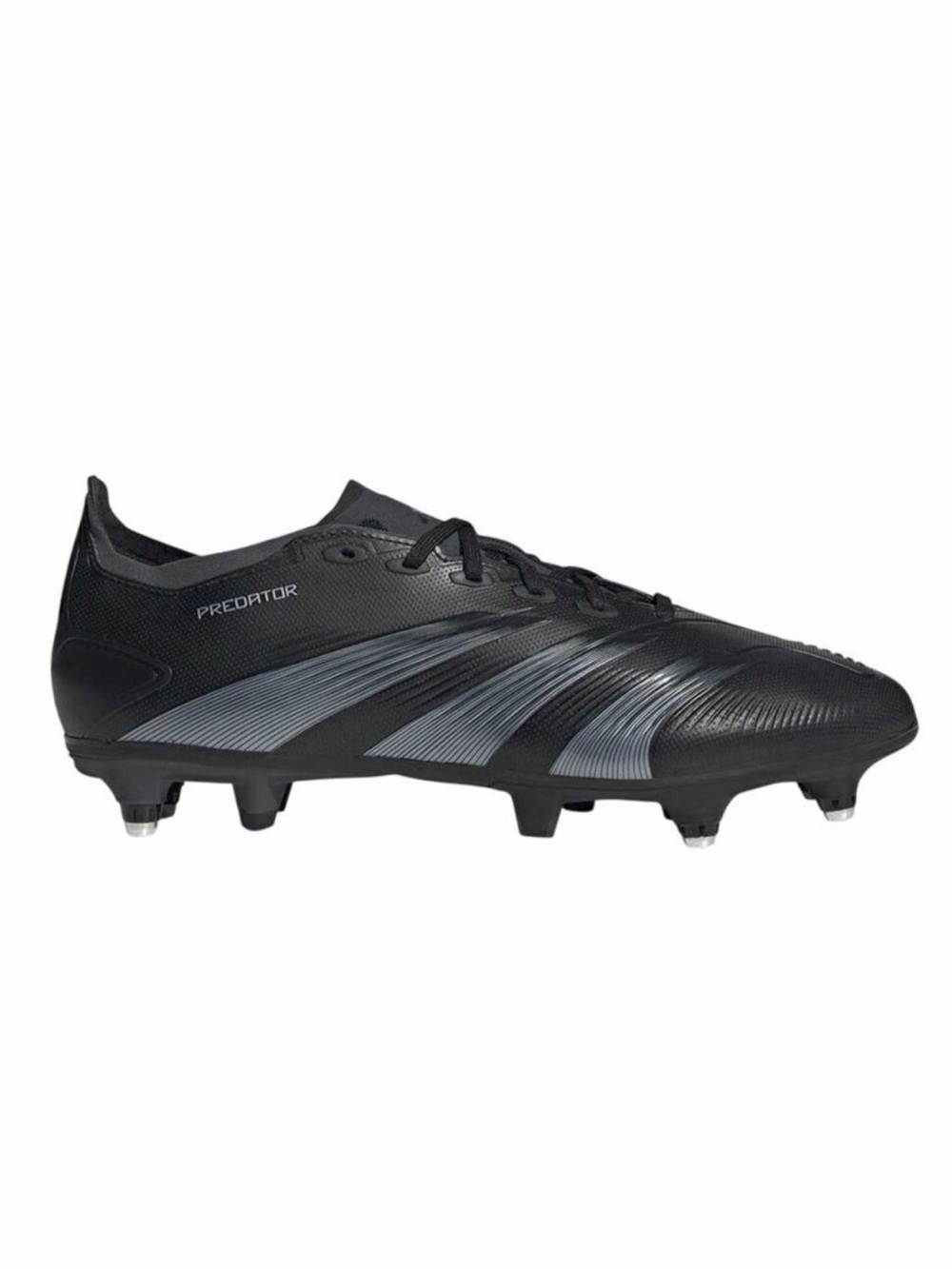 Adidas Mens Predator
Firm Ground Soccer Cleats - 
Black & Grey - size 9